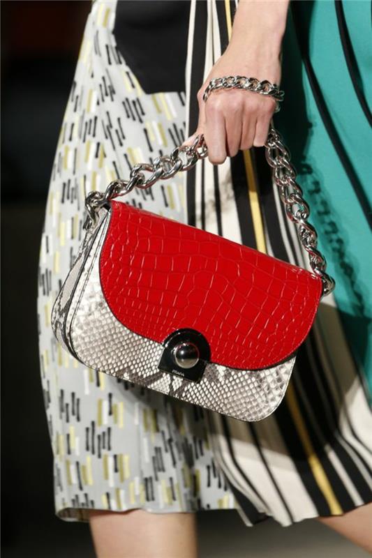 Ylelliset käsilaukut Prada käsilaukku naiset punainen