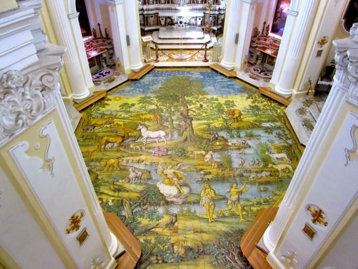 majolica keramiikka italia näyttely käsintehty kuvio perinteiset lattialaatat italialainen