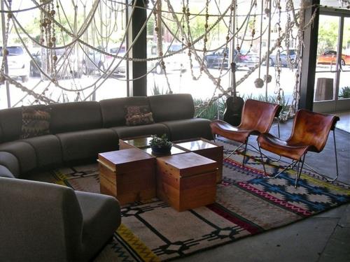 Macrame -koriste roikkuva sohva sohvapöytä rintapuuta
