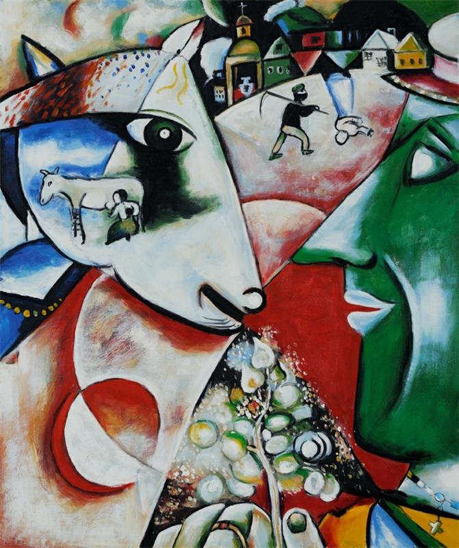 Marc Chagall työskentelee kylässä