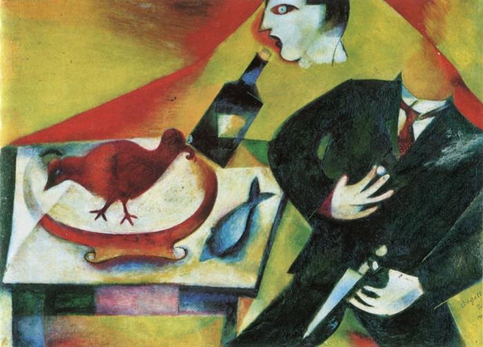 Marc Chagall juomien teoksia