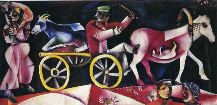 Marc Chagall toimii karjakauppiaalla