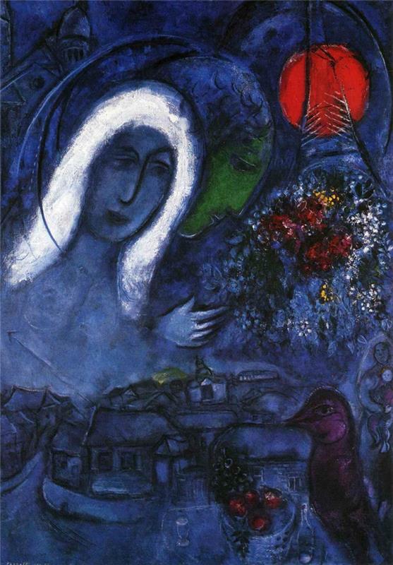 Marc Chagall työskentelee Marsin kentillä