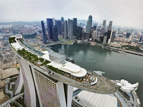 Marina Bay Sands Singapore luksushotellit suunnittelevat loma -asunnon