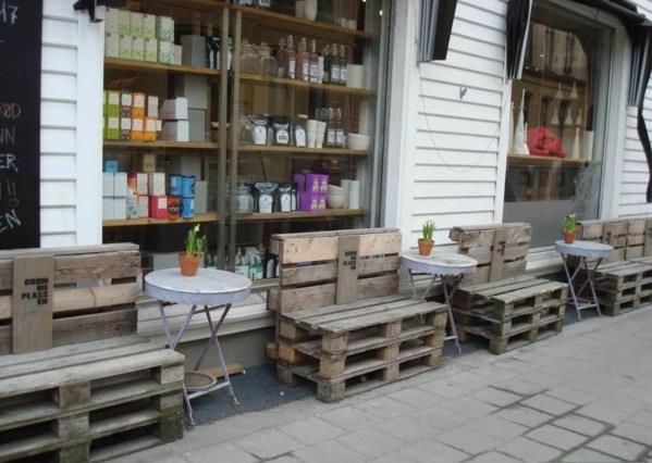 Huonekalut Kahvilalaitteet kuormalavat puutarhakalusteet kiinteät eurolavat