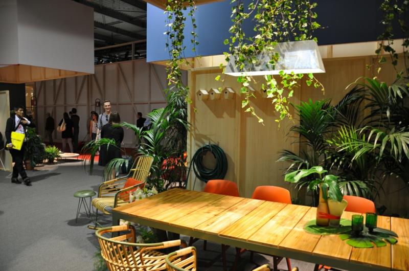 Milanon messukeskus Salone del Mobile 2016 vihreä sisustus
