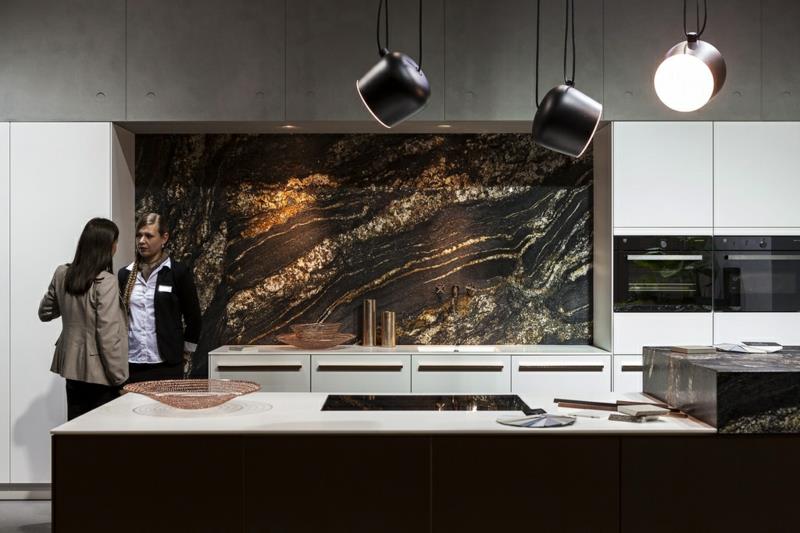 Milanon messukeskus Salone del Mobile 2016 moderni keittiö