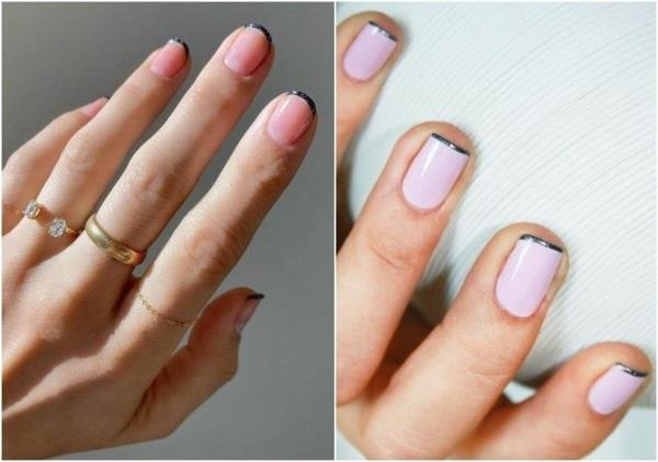 Micro Manicure Nail Design Nail Trend Micro Ranskalainen manikyyri Ohjeet