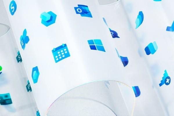 Microsoft esittelee uusia malleja Windows -logolle ja sovelluskuvakkeita, esimerkkejä uusista logomalleista