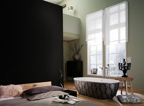 Moderni kylpyhuone ideoita ylellinen mukavuus kylpyamme ikkuna