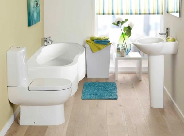Moderni kylpyhuoneideoita ylellinen mukavuus kylpyamme valkoinen