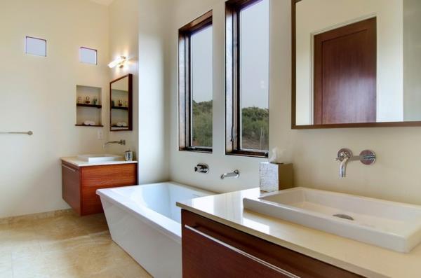 pesuallas moderni kylpyhuone ideoita pohjakaappi