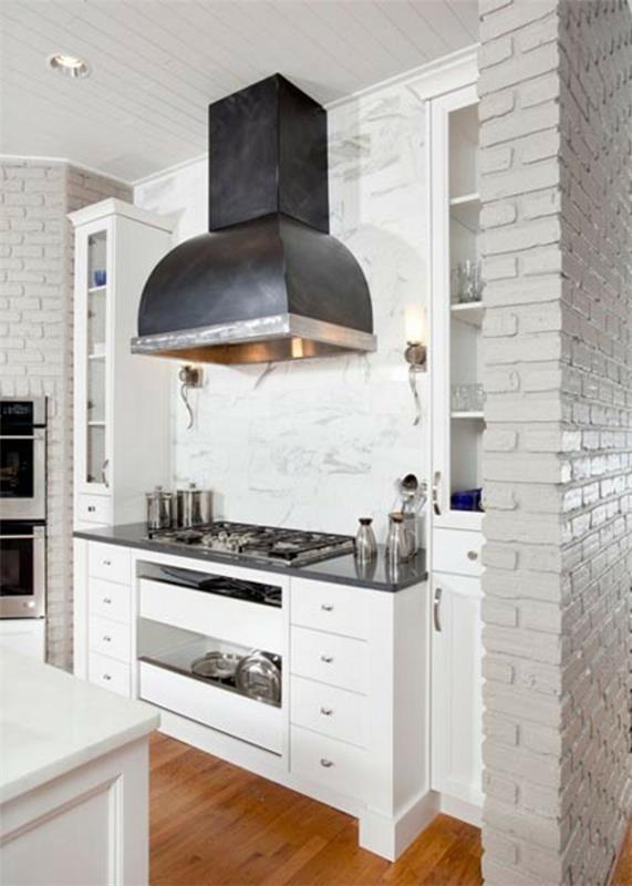 marmorikeittiö takaseinä Moderni keittiön suunnitteluideoita