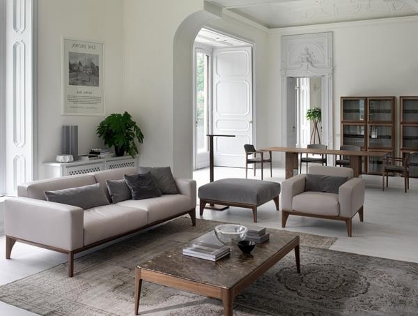 Moderni lattiavalaisin suunnittelee sohvapöydän