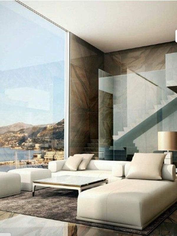 Modernit olohuoneen huonekalut aurinkoiset