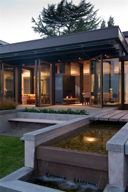 Moderni talo Lake Washington Moderni arkkitehtuuri