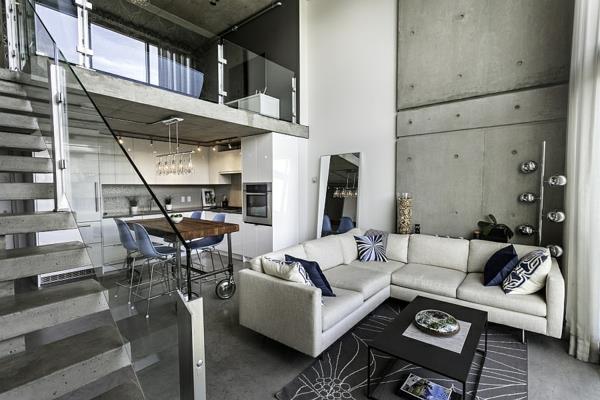 Moderni matto kattohuoneisto vancouver arkkitehtuuri sohva