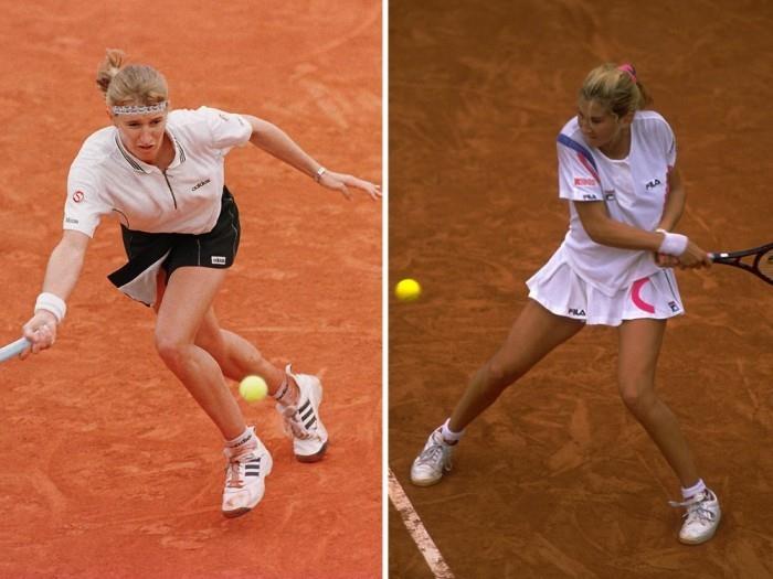 Monica Seles vastaan ​​Steffi Grafin suurin kilpailija, mielenkiintoiset tennispelit