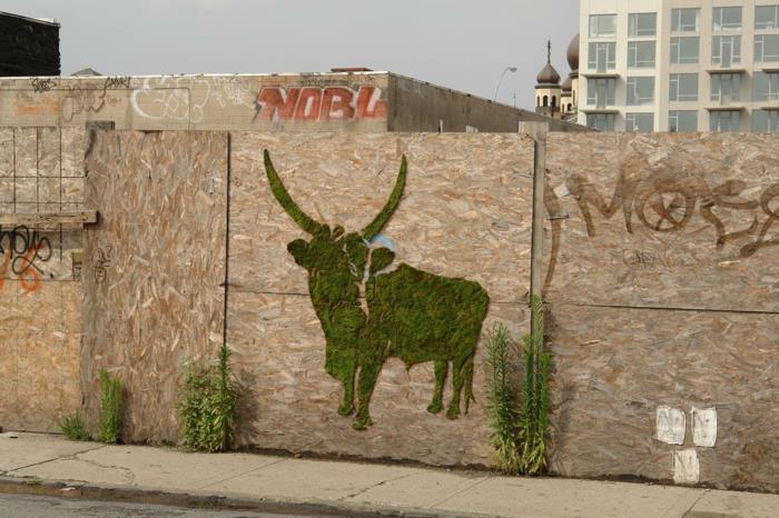 Sammal graffiti katutaiteilija ornamentti puhveli
