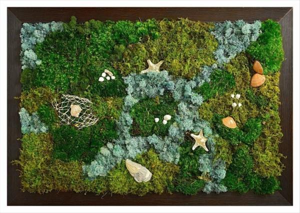 Tee sammalseinä itse Biophilia Toteuta eläviä suuntauksia Yhdistä sammalta