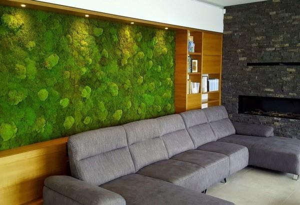 Tee sammalseinä itsellesi Biophilia eläviä suuntauksia