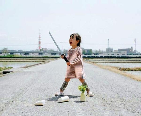 Nagano Toyoka tytär hauska lapset valokuvat lasten valokuvia ideoita