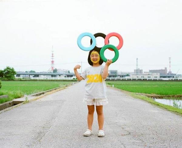Nagano Toyoka tytär hauskoja lapsikuvia olympialaisista