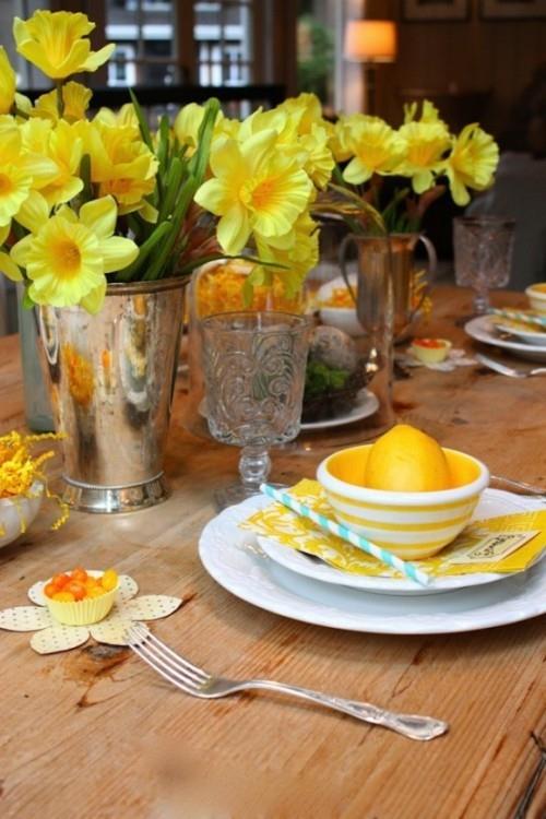 Narsissin sisustusideat tuovat enemmän väriä ruokapöytään