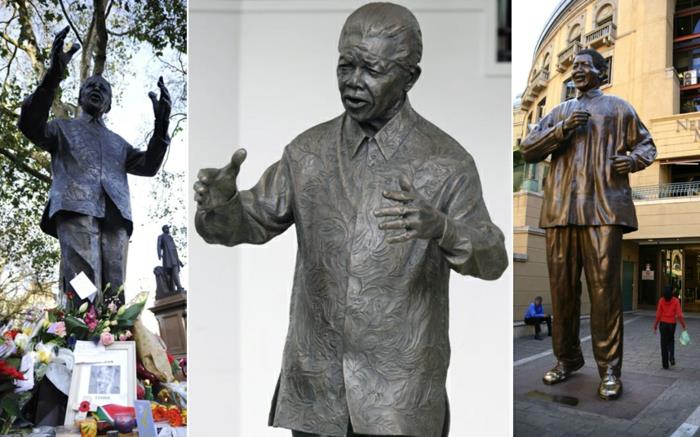 Nelson Mandelan patsaat julkaistaan ​​maailmanlaajuisesti