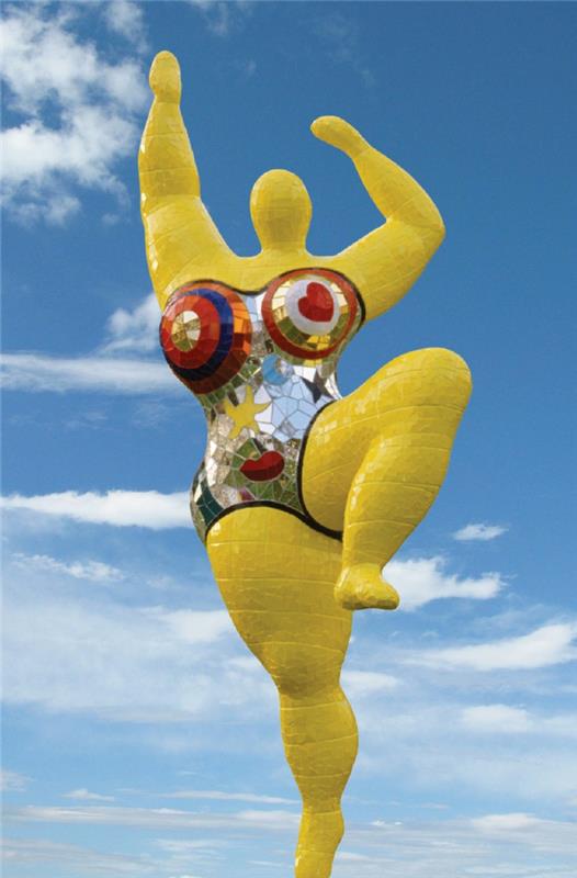 Niki de saint Phalle nana keltainen