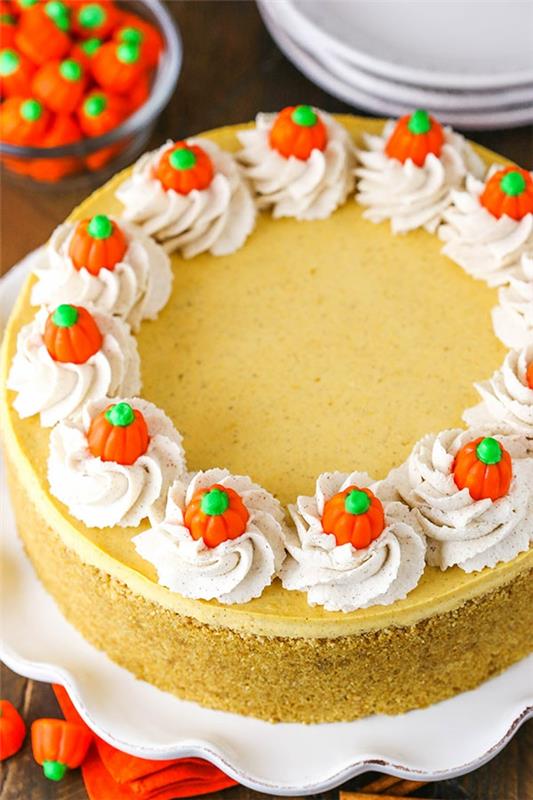 Ei Bake Pumpkin Cheesecake -juustokakkua ilman majakoita