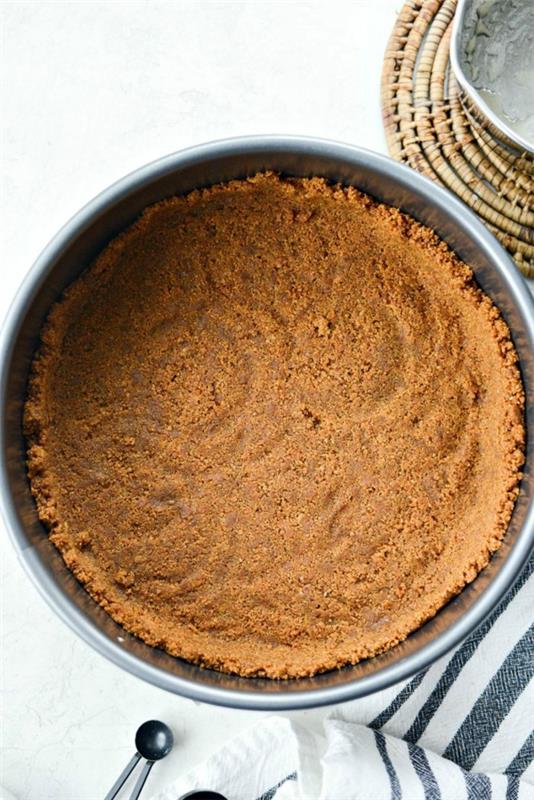 No Bake Pumpkin Cheesecake Resepti Keksi Pohja Ilman Paistettua
