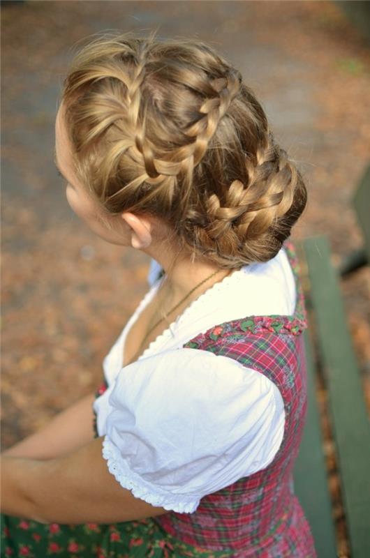 Oktoberfest -kampaukset, joissa on ohjeet kuvista ylhäältä