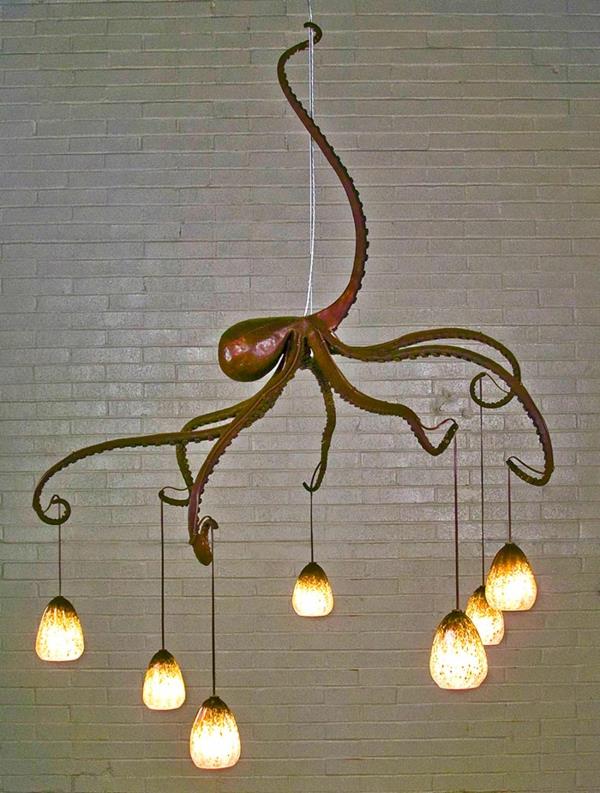 Mustekala valot huonekalut koriste -esineet taide moderni riippuvalaisimet hehkulamput