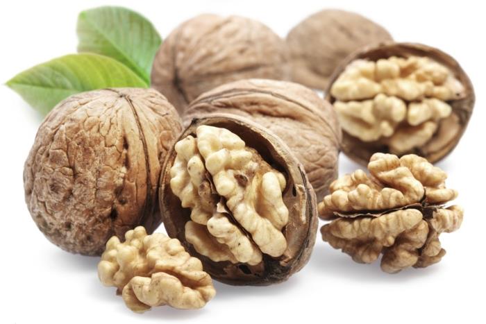 Omega -3 -rasvahapot ruoka terveellinen syöminen valinta pähkinät
