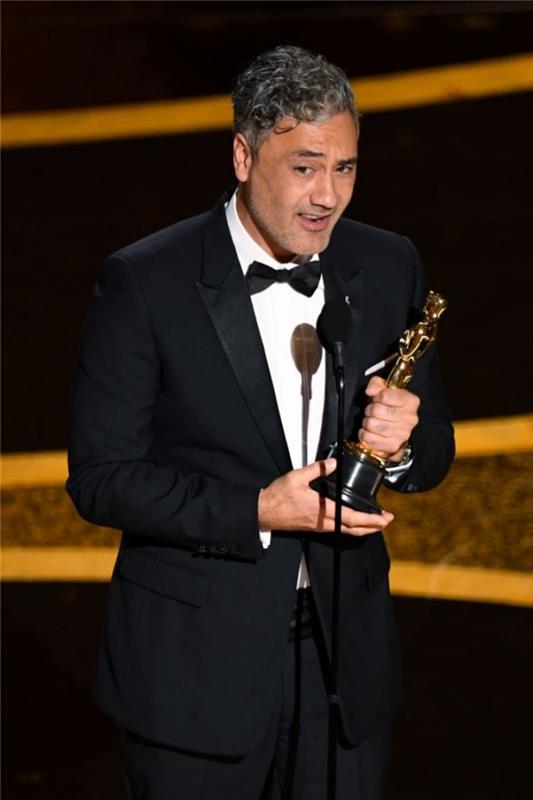 Oscar 2020 Taika Waititi Oscar parhaasta sovitetusta käsikirjoituksesta Jojo Rabbit