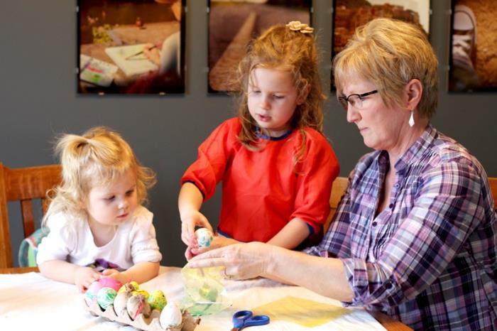 Pääsiäismunien maalaus ideoita lapsiystävällinen viljelyperinne