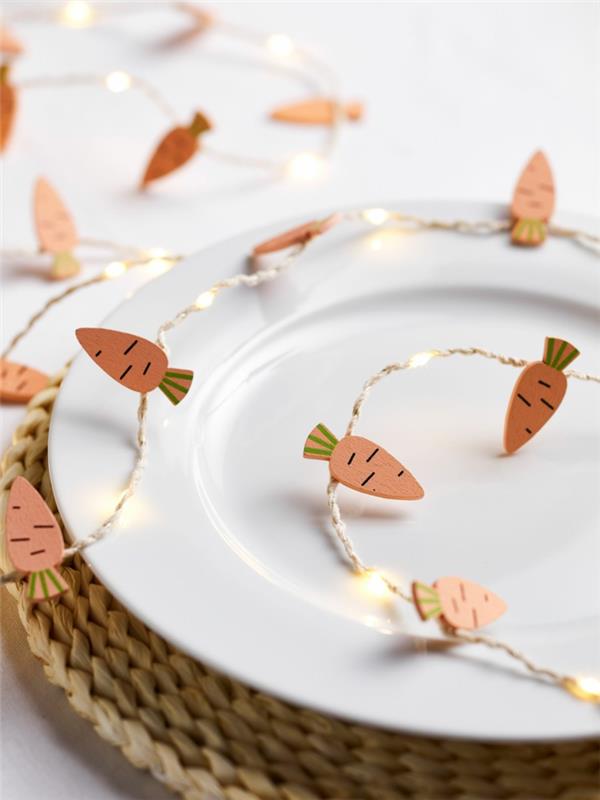 Pääsiäinen garland tinker puput upcycling ideoita pöytä koristeet