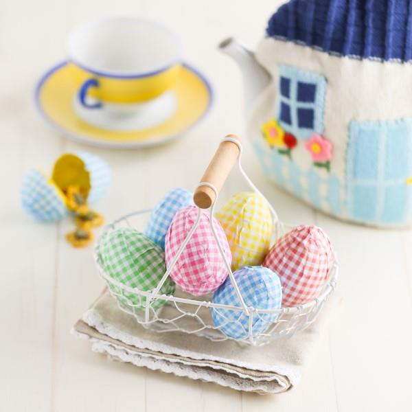 Tinker pääsiäiskorit - luovia ideoita, juhlavinkkejä ja erittäin helppoja ohjeita decoupage -munien metallikorin jäljittelemiseen