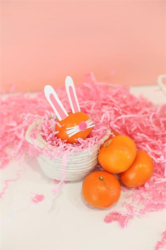 Tinker pääsiäiskori - luovia ideoita, juhlavinkkejä ja erittäin helppoja ohjeita jäljitellä mini korin kutoa kanien hedelmiä