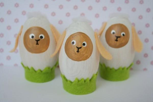 Tinker Pääsiäislammas - ympäristöystävällisiä ideoita ja erittäin helppoja ohjeita Pääsiäismunat lampaan koriste