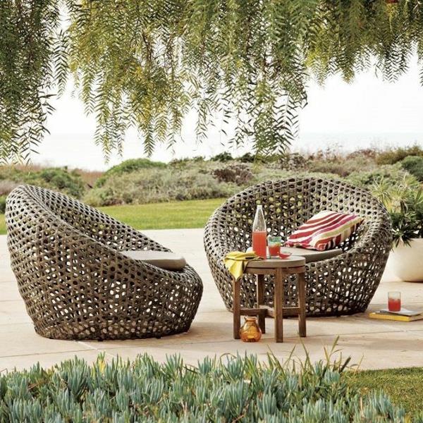 Ulkotilojen rottinkikalusteet polyrattan