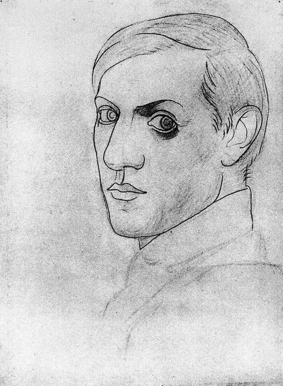 Pablo Picasson omakuva 1917