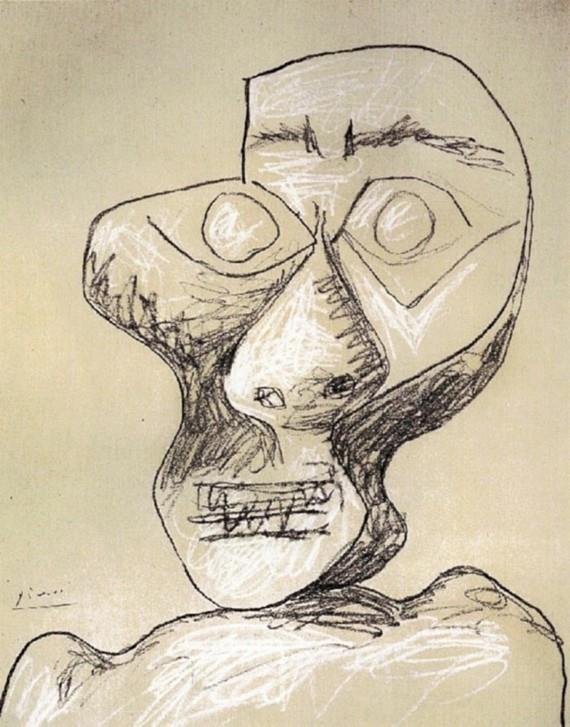 Pablo Picasson omakuva 1972, heinäkuu 02