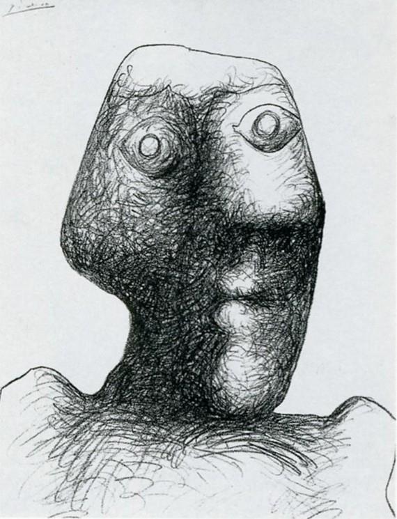 Pablo Picasson omakuva 1972, heinäkuu 03