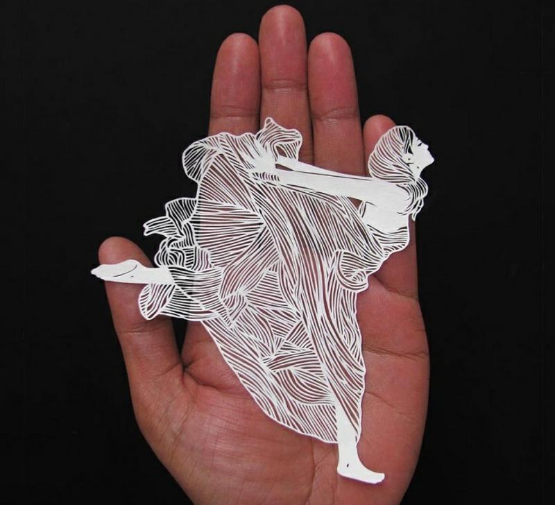 Parth Kothekar Paper Art Dancer