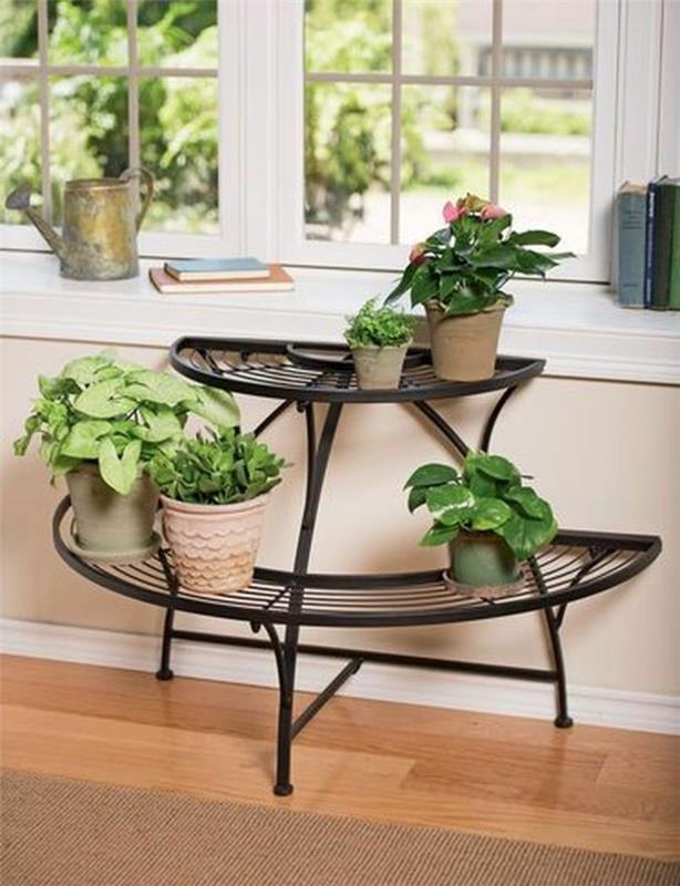 Plant stand upcycling ideoita metalli