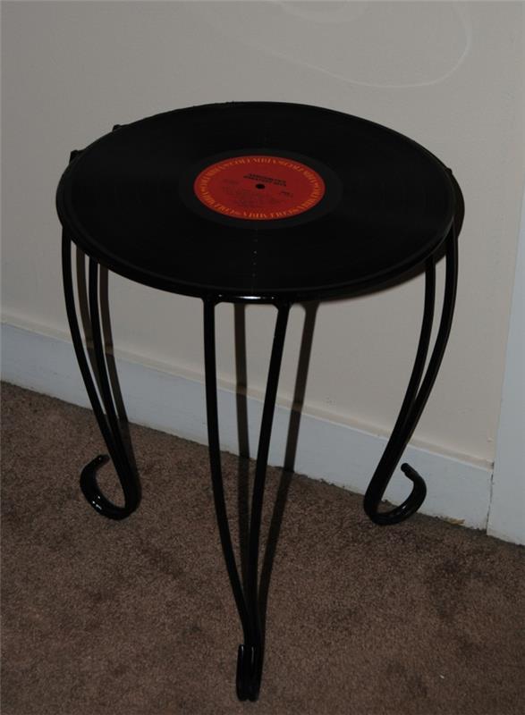 Plant stand upcycling ideoita vinyyli