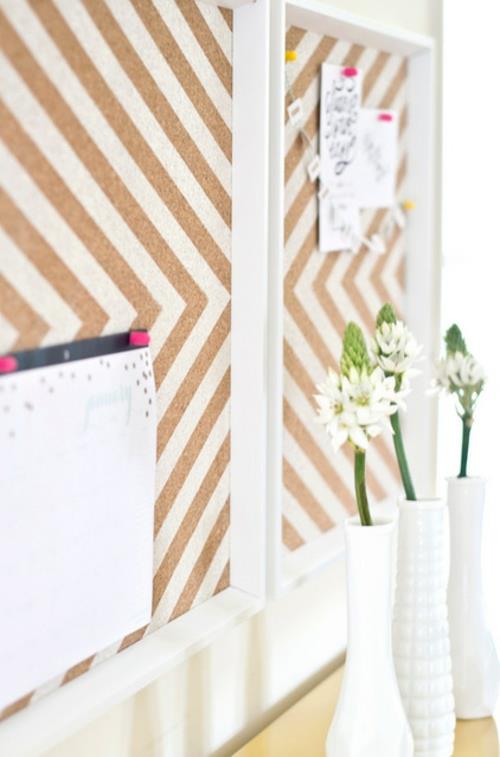 Tee pin board itse seinän suunnittelu silmiinpistävä muotoilu