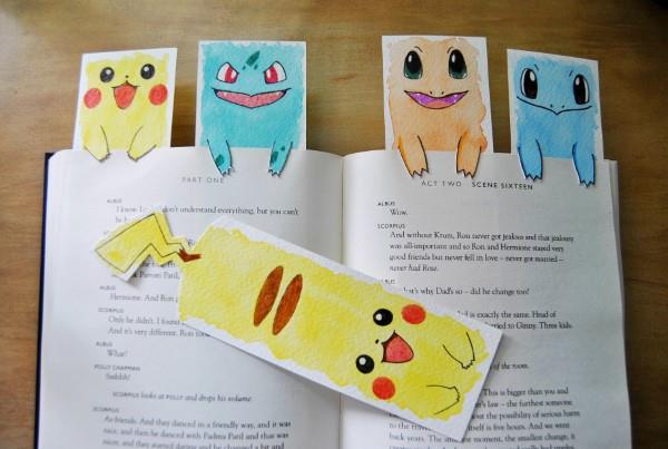Pokemon tinker with kids - upeita ideoita ja käsityöohjeita kirjanmerkkejä kids diy